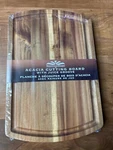 Mountain Woods Acacia New 18 X 12 Cutting Board With Juice Groove. Fixed Price $19.95.