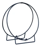 Uniflame Firewood Log Hoop Rack With 1/2" Solid Stock, Black, 36" (W-1836). Fixed Price $107.33.