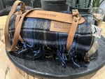 Pendleton Motor Robe Picnic Throw Blanket Leather Carrier Wool Lost Lake Plaid. Fixed Price $120.00.