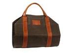 Frontier Collection Canvas Log Carrier - Firewood Holders And Bags For Firepl.... Fixed Price $122.07.