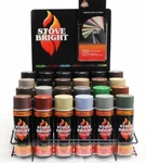 Bright High Temperature Stove, Chimney & Fireplace Paint 12OZ. Aerosol Can. Fixed Price $23.95.