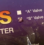 Dante Blue Flame Gas Valve Type "s" Brass Color New. Fixed Price $18.95.