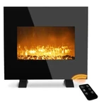 Modern Glass Electric Fireplace 26 10 Flame Color Led 1500 Watt -remote. Fixed Price $250.00.