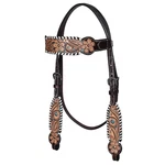 C-8-HS Hilason Western Horse Headstall American Leather Floral. Fixed Price $59.95.