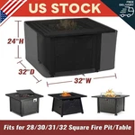 Fire Pit Square Cover Outdoor Dustproof Waterproof Protector Garden Patio. Fixed Price $19.57.