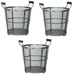 Panacea 15704 Round "prairie" Antique Iron Basket Log Bins - 3 Pack. Fixed Price $292.90.