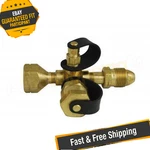 Marshall Excelsior ME420P Brass Lp Gas Camping Tee. Fixed Price $83.61.