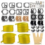 2 Pack Carburetor Rebuild Kit Diaphragm For Walbro K10-WAT Wt Series. Fixed Price $22.99.