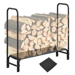 Garvee Heavy Duty 4 Ft Firewood Rack Outdoor With Cover Large Steel Log Holder. Fixed Price $95.19.