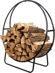 Sunnydaze 48-INCH Outdoor Firewood Rack Hoop Indoor Round Tubular Steel. Fixed Price $123.91.
