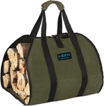 Waxed Canvas Firewood Bag Carrier, Water Resistant Log Tote With Handles, 1 Pack. Fixed Price $38.99.
