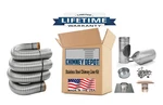 4 Inch Diameter Stainless Steel Chimney Liner Kits. Fixed Price $465.95.