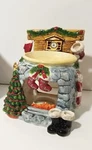 2006 Yankee Candle Our America Santa's Hearth Stove Tart Warmer Fireplace Nos. Fixed Price $48.99.
