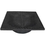 Nds 9" Black Square Grate. Fixed Price $22.15.