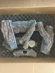 Gas Fireplace Set Hearth & Home Logs-gxt Grand Replacement W/ Manual. Fixed Price $120.00.