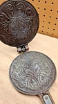 Vintage Jotul Norway Cast Iron Krumkake Pizzelle Maker Norwegian 6". Fixed Price $35.00.
