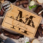 Personalized Cutting Board Custom Engraved Home Gift Mountain Decor Wedding. Fixed Price $16.99.