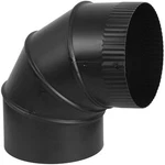 Imperial Black Stove Pipe 6" X 90 Deg Adjustable Elbow 24 Guage BM0014 New. Fixed Price $17.99.