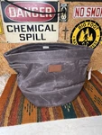 Ll Bean Waxed Canvas Storage Tote Charcoal Nwt. Fixed Price $34.99.