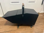 Vintage Coal Kindling Tinder Scuttle Ash Box Bin Iron Fireplace Storage. Fixed Price $89.99.