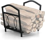 15" Fireplace Tool Rack Indoor Decorative Firewood Log Holder Steel. Fixed Price $39.99.